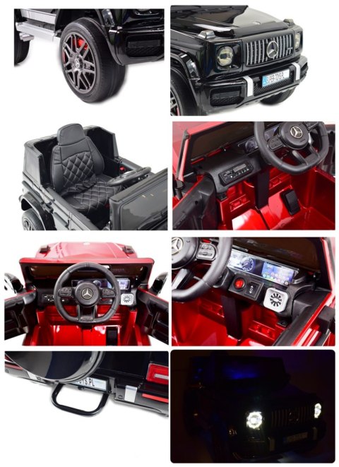 DUŻY TRAKTOR NA AKUMULATOR BLAST 4x4 Z KABINĄ PILOTEM PRZYCZEPKĄ