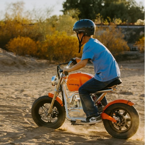 Motor Elektryczny Dla Dzieci HyperGoGo S9 do 16km/h + POMPOWANE KOŁA, LI-ON Bateria