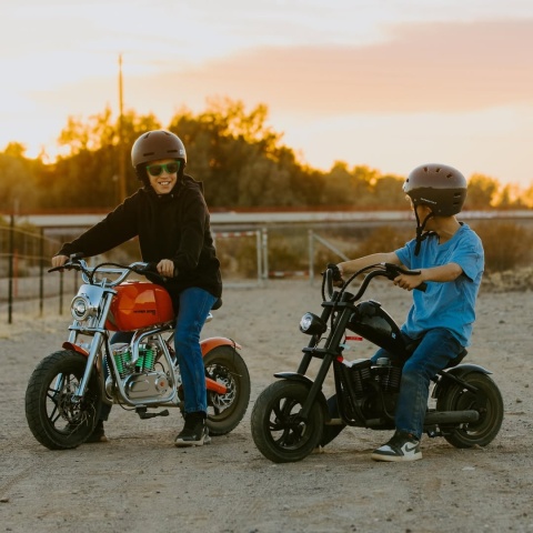 Motor Elektryczny Dla Dzieci HyperGoGo S9 do 16km/h + POMPOWANE KOŁA, LI-ON Bateria