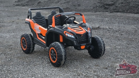 Autko na akumulator MEGA Buggy ATV Racing 4x4 POMARAŃCZOWY 24V 21Ah