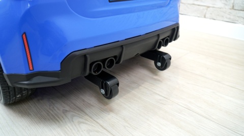 Auto Na Akumulator Bmw M4 Niebieskie 2x45W + 12V 14Ah POWIĘKSZONY AKUMULATOR