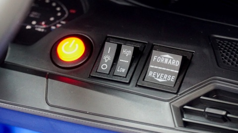 Auto Na Akumulator Bmw M4 Niebieskie 2x45W + 12V 14Ah POWIĘKSZONY AKUMULATOR