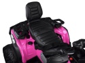 Quad Can Am Outlander 4x4 na akumulator 24V 7Ah + PANEL MP4 Różowy