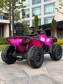 Quad Can Am Outlander 4x4 na akumulator 24V 7Ah + PANEL MP4 Różowy