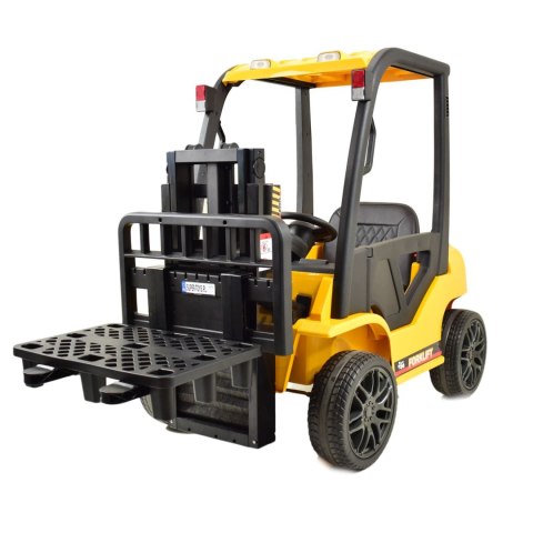 OUTLET WÓZEK WIDŁOWY NA AKUMULATOR, PILOT, MIĘKKIE KOŁA, SKÓRA/DLS-08