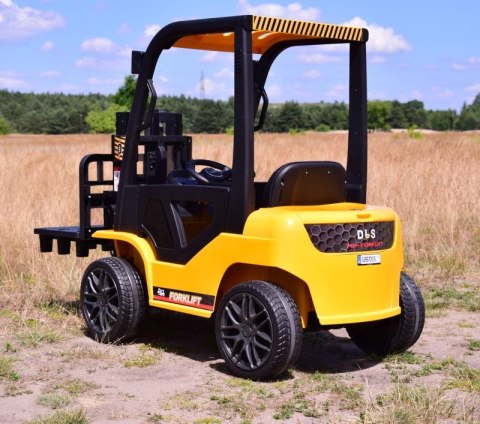 OUTLET WÓZEK WIDŁOWY NA AKUMULATOR, PILOT, MIĘKKIE KOŁA, SKÓRA/DLS-08