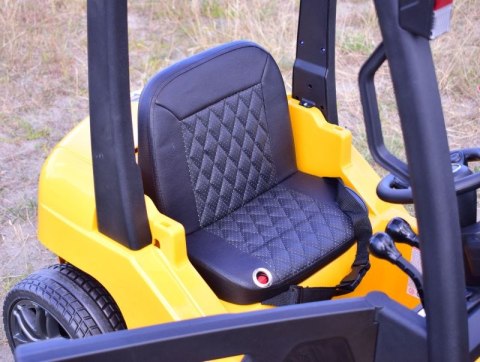 OUTLET WÓZEK WIDŁOWY NA AKUMULATOR, PILOT, MIĘKKIE KOŁA, SKÓRA/DLS-08