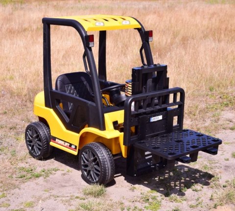 OUTLET WÓZEK WIDŁOWY NA AKUMULATOR, PILOT, MIĘKKIE KOŁA, SKÓRA/DLS-08