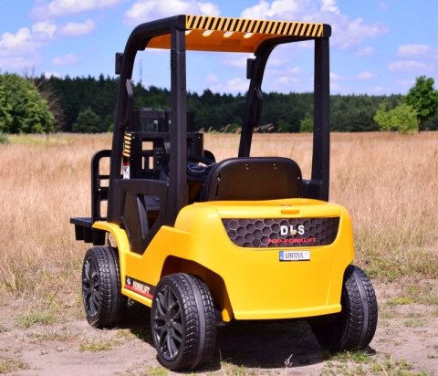 OUTLET WÓZEK WIDŁOWY NA AKUMULATOR, PILOT, MIĘKKIE KOŁA, SKÓRA/DLS-08