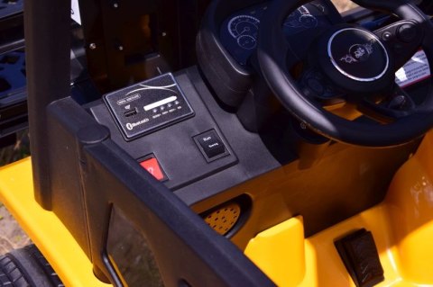 OUTLET WÓZEK WIDŁOWY NA AKUMULATOR, PILOT, MIĘKKIE KOŁA, SKÓRA/DLS-08