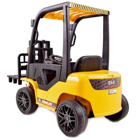 OUTLET WÓZEK WIDŁOWY NA AKUMULATOR, PILOT, MIĘKKIE KOŁA, SKÓRA/DLS-08