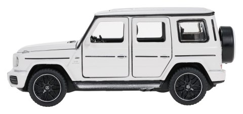 Autko Metalowe 1/32 Mercedes-Benz AMG G63 z Dźwiękiem Białe RASTAR