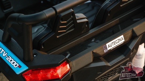 Autko na akumulator MEGA Buggy ATV Racing 4x4 Błękitny / Turkusowy 24V 14Ah