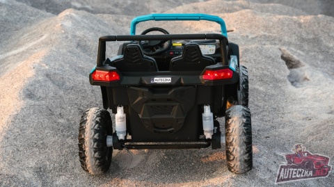 Autko na akumulator MEGA Buggy ATV Racing 4x4 Błękitny / Turkusowy 24V 14Ah