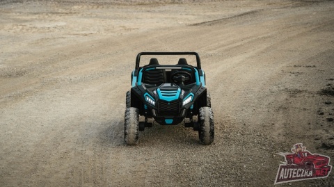 Autko na akumulator MEGA Buggy ATV Racing 4x4 Błękitny / Turkusowy 24V 14Ah