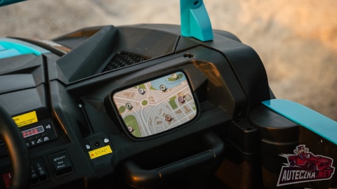 Autko na akumulator MEGA Buggy ATV Racing 4x4 Błękitny / Turkusowy 24V 14Ah