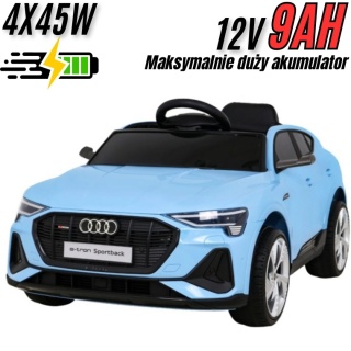 Auto na akumulator Audi E-Tron 4x4 Sportback Niebieski