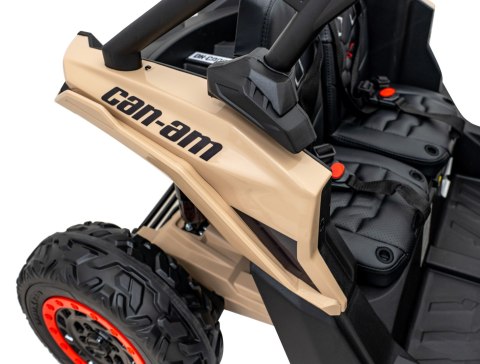 Buggy CAN-AM Maverick 3 DELUXE + Pompowane KOŁA auto na akumulator Czarny 4x200W 24V DK-CA001