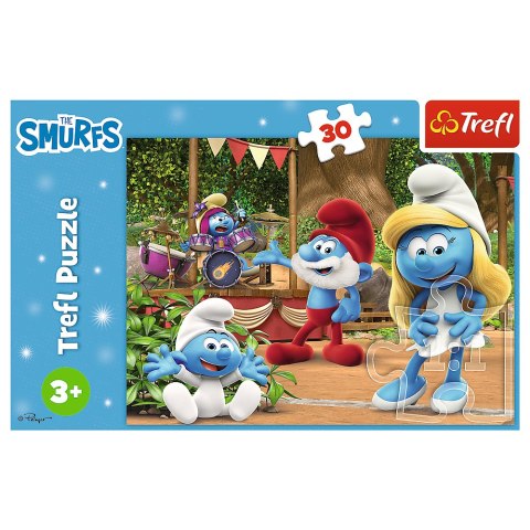 Puzzle - 30 - Smerfetka i Smerfy - The Smurfs 18312