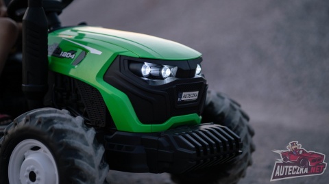 Traktor Na Akumulator HC-306 Z Przyczepą Jasno Zielony 24V