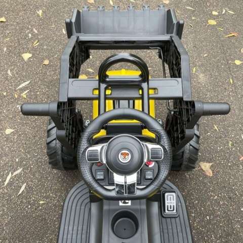 Wielki traktor/koparka na akumulator 720-T z przyczepką 24V 2x200W + POWIĘKSZONY AKUMULATOR [SX2068]