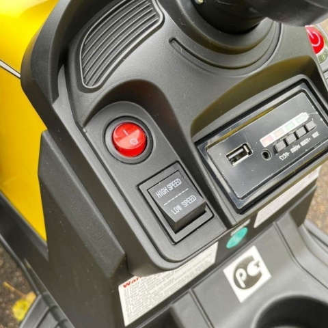 Wielki traktor/koparka na akumulator 720-T z przyczepką 24V 2x200W + POWIĘKSZONY AKUMULATOR [SX2068]