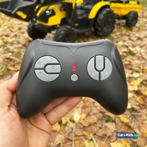 Wielki traktor/koparka na akumulator 720-T z przyczepką 24V 2x200W + POWIĘKSZONY AKUMULATOR [SX2068]