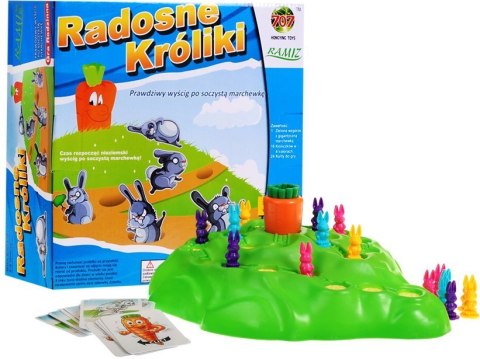 Gra Króliki Radosne Króliki Wyścig po marchewkę