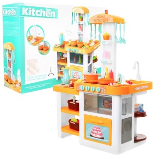 Kuchnia Aneks Kuchenny Kran z Wodą 46 Elementów Pomarańczowa