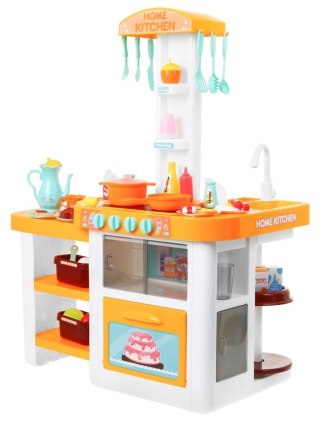 Kuchnia Aneks Kuchenny Kran z Wodą 46 Elementów Pomarańczowa