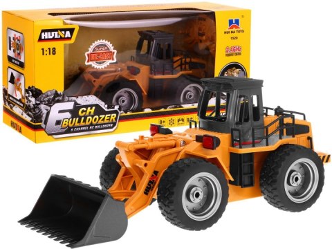 Spychacz Buldożer R/C 2.4G Metalowa Łyżka 1:18