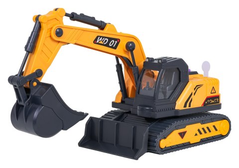 Koparka z Funkcją Dźwięku i Świateł 1:18