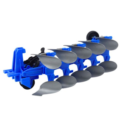 Traktor Rolniczy Farmerski Z Pługiem Napęd Zielony