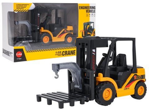 Wózek Widłowy 1:14 z Funkcją Świateł i Dźwięku