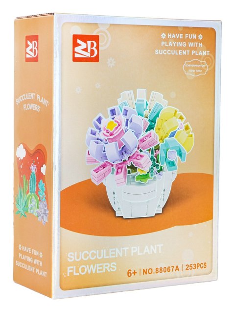 Zestaw Klocków Kwiaty 253el.