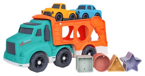 EKO Pojazd Laweta z Sorterem + Autka