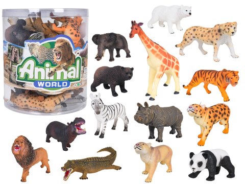 Zestaw Zwierząt 18el. Safari