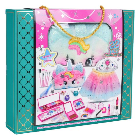 Zestaw do Makijażu + Sukienka Tęczowa