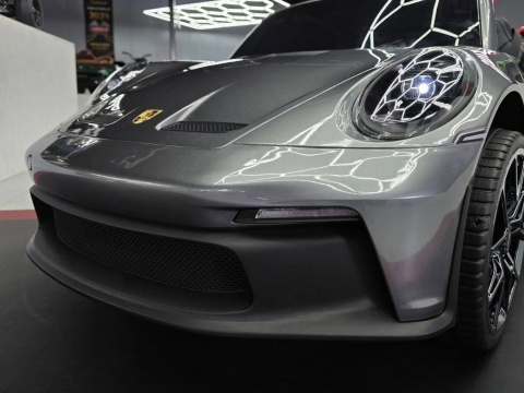 Auto na akumulator Porsche 911 GT3 560W 24V14AH STRONG + PANEL MP4 SREBRNY LAKIER