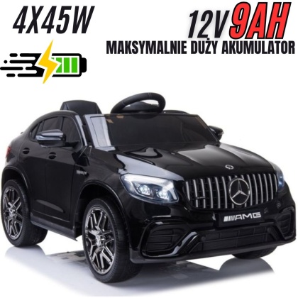 Auto na Akumulator Mercedes GLC 63S CZARNY 4x45W
