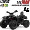 Duży Quad na akumulator Can Am Outlander 4x200W 24V ATV Czarny