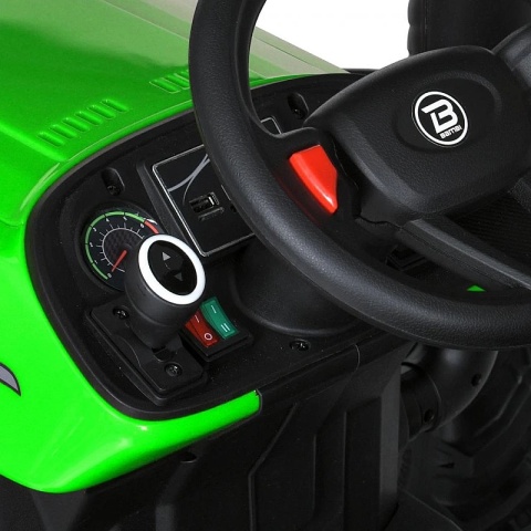 OLBRZYMI TRAKTOR 24 V Z PRZYCZEPĄ I ELEKTRYCZNIE PODNOSZONYM KIPREM SUPER JAKOŚĆ/HC306