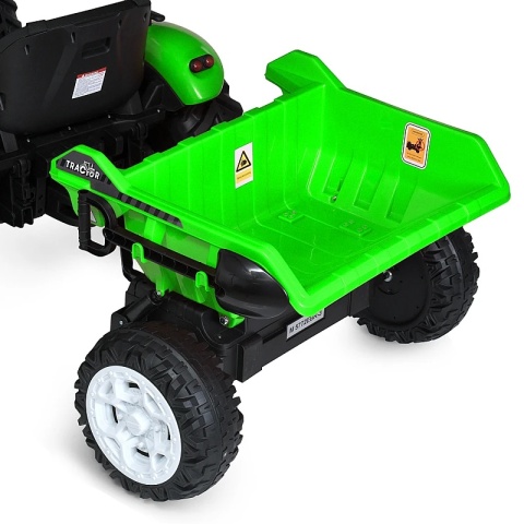 OLBRZYMI TRAKTOR 24 V Z PRZYCZEPĄ I ELEKTRYCZNIE PODNOSZONYM KIPREM SUPER JAKOŚĆ/HC306