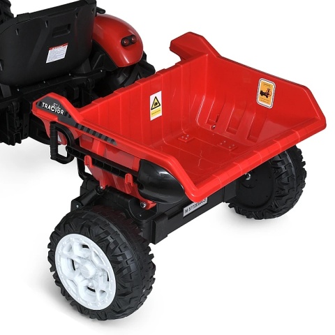 OLBRZYMI TRAKTOR 24 V Z PRZYCZEPĄ I ELEKTRYCZNIE PODNOSZONYM KIPREM SUPER JAKOŚĆ/HC306