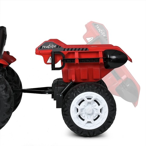 OLBRZYMI TRAKTOR 24 V Z PRZYCZEPĄ I ELEKTRYCZNIE PODNOSZONYM KIPREM SUPER JAKOŚĆ/HC306