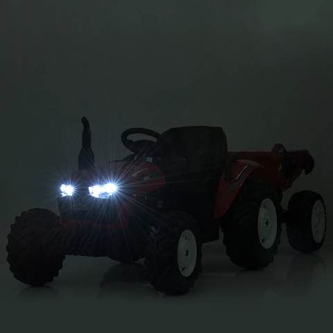 OLBRZYMI TRAKTOR 24 V Z PRZYCZEPĄ I ELEKTRYCZNIE PODNOSZONYM KIPREM SUPER JAKOŚĆ/HC306