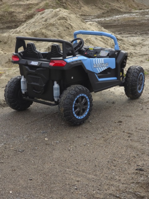 Autko na akumulator MEGA Buggy ATV Racing 4x4 Jasny Niebieski 24V 21Ah