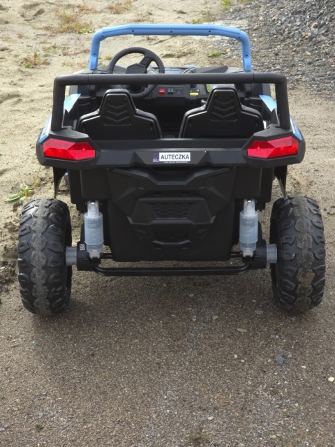 Autko na akumulator MEGA Buggy ATV Racing 4x4 Jasny Niebieski 24V 21Ah