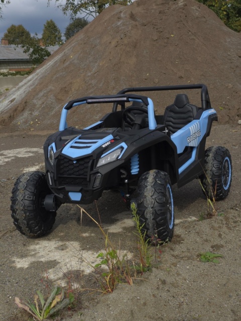 Autko na akumulator MEGA Buggy ATV Racing 4x4 Jasny Niebieski 24V 21Ah