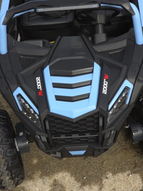 Autko na akumulator MEGA Buggy ATV Racing 4x4 Jasny Niebieski 24V 21Ah